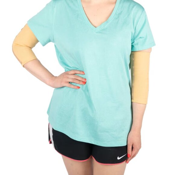 Set of 2 Elastic Elbow Support Sleeve Compression - (L/XL) - Picture 1 of 7